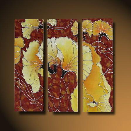 Dafen Oil Painting on canvas flower -set517
